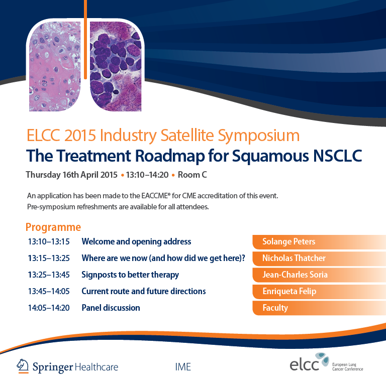 The Treatment Roadmap for Squamous NSCLC ESMO